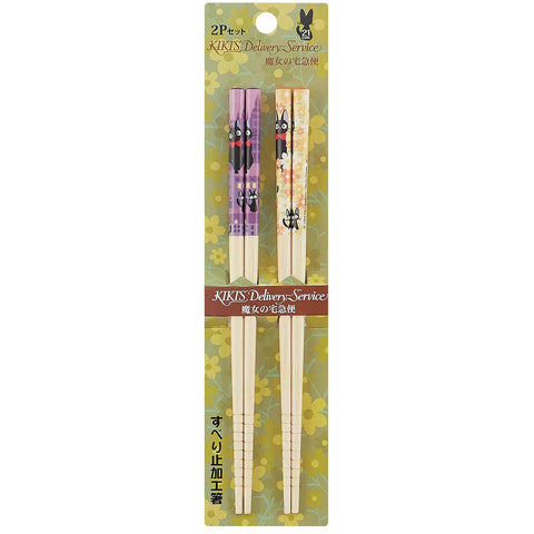Skater Kiki's Delivery Service chopsticks with upper artwork for stylish dining.