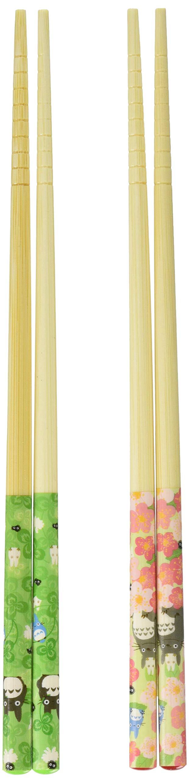 Skater My Neighbor Totoro bamboo chopsticks set, ideal for everyday meals with charming design.