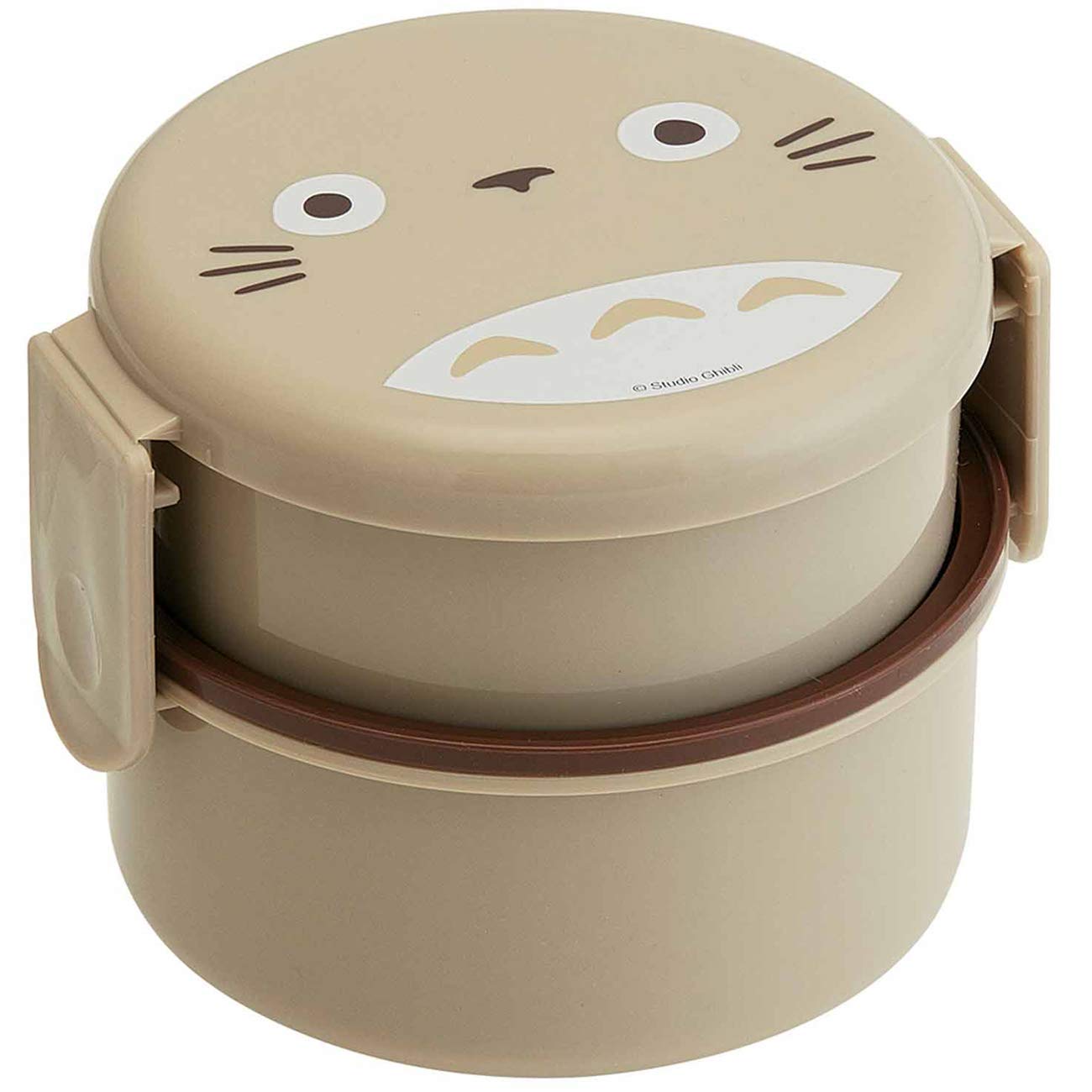 Skater My Neighbor Totoro two-tier bento for organized meals at work or school.