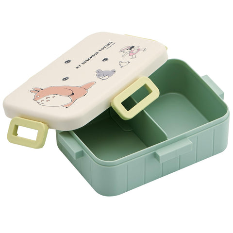 Skater Totoro bento dual compartments keep meals separated.