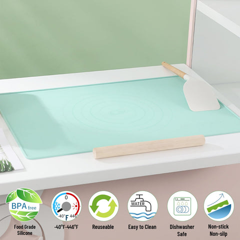SKEAP silicone baking mat close-up highlighting non-stick surface for clean bake