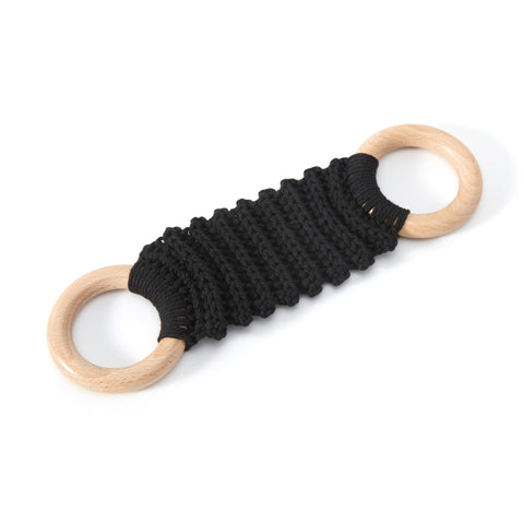 SKILLEDSLICING gift-ready macrame towel holder suitable for gifting.