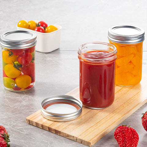 SKOCHE jar jam storage in 8 oz size for fresh homemade jams.
