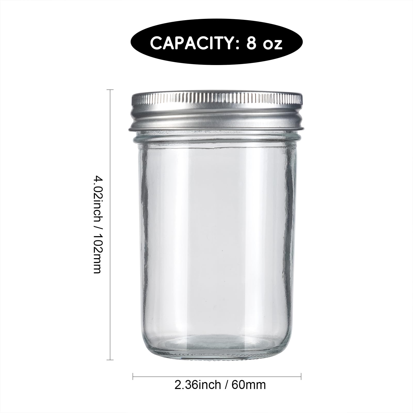 SKOCHE mason jar labels 24-pack for organized preserves and gifts.