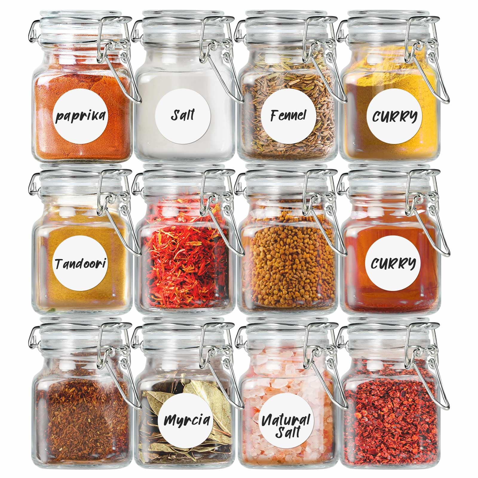SKOCHE dishwasher-safe glass jars for easy cleaning and reuse.
