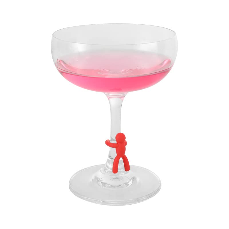 SKULL FISH silicone wine marker is food-grade and flexible for any stem diameter