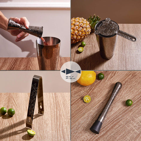 Sky Fish mojito muddler enables fresh muddling for flavorful mojitos.