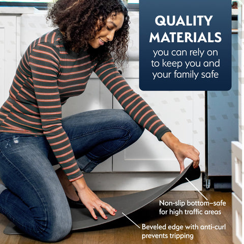 Sky Solutions Anti Fatigue Mat flat-pack shipping emphasizes crease-free storage