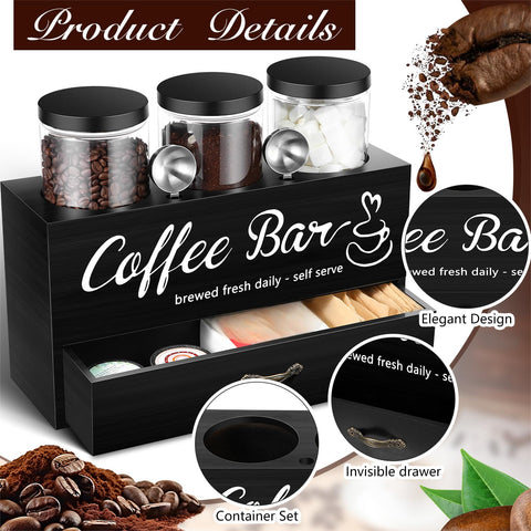 Skybooly plastic jars with lids keep coffee beans fresh.
