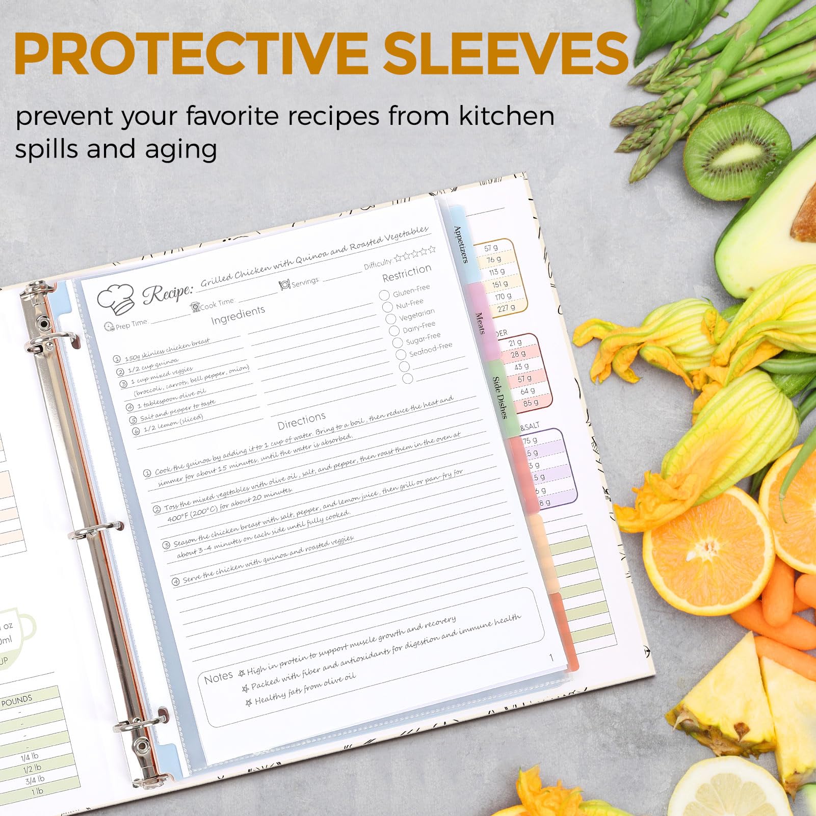 Skydue 58 colorful pages invite writing and easy organization.