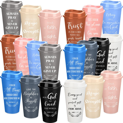 Skylety 20-pack Christian gifts tumbler Morandi color, ideal for church gatherings