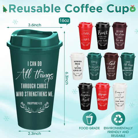 Skylety Bible Verse Tumbler lids close-up showing spill resistant design.