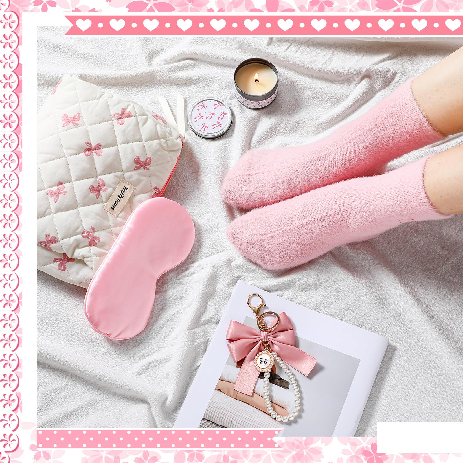 Skylety pink eye mask for relaxing rest and sleep