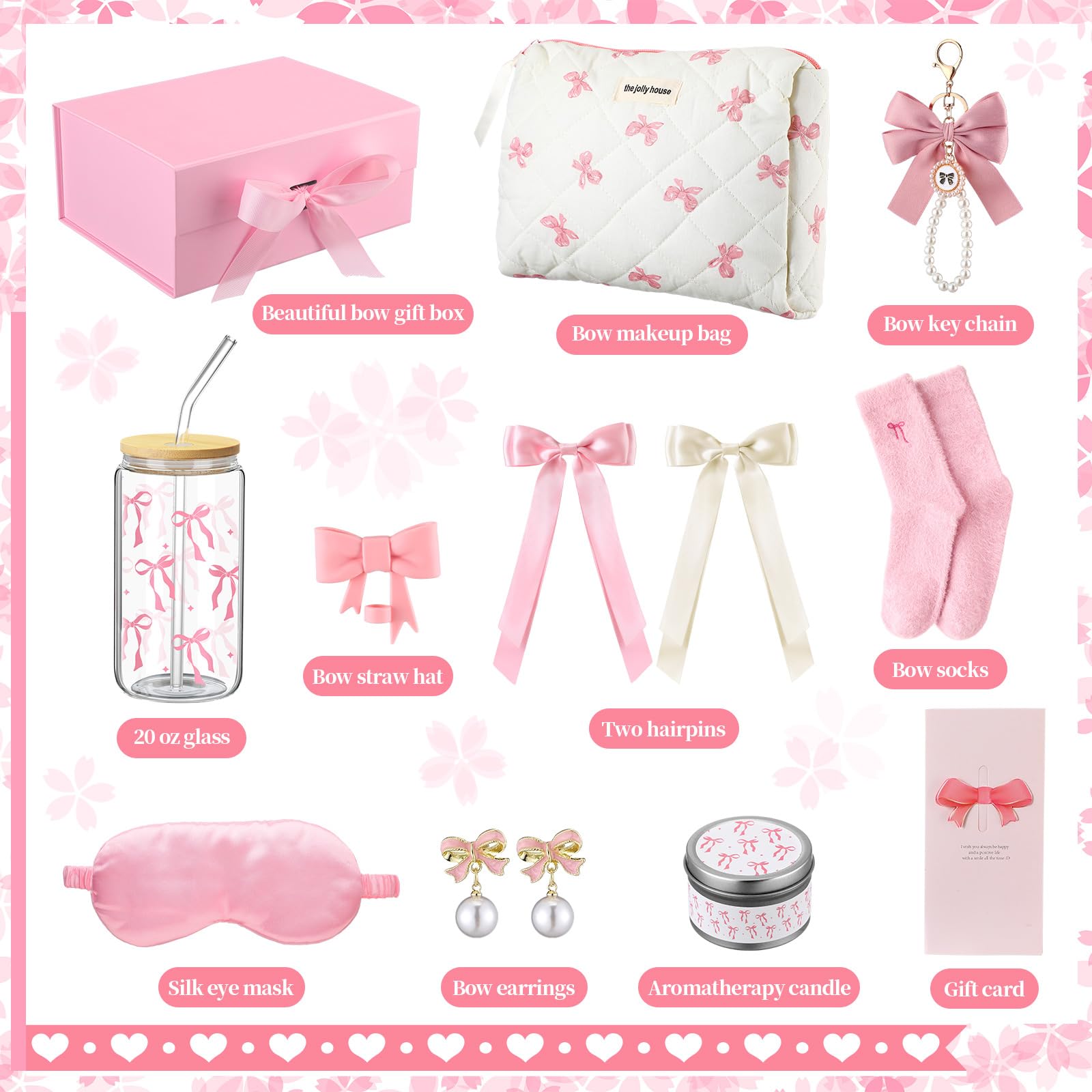 Skylety pink bow plush socks for cozy lounging at home