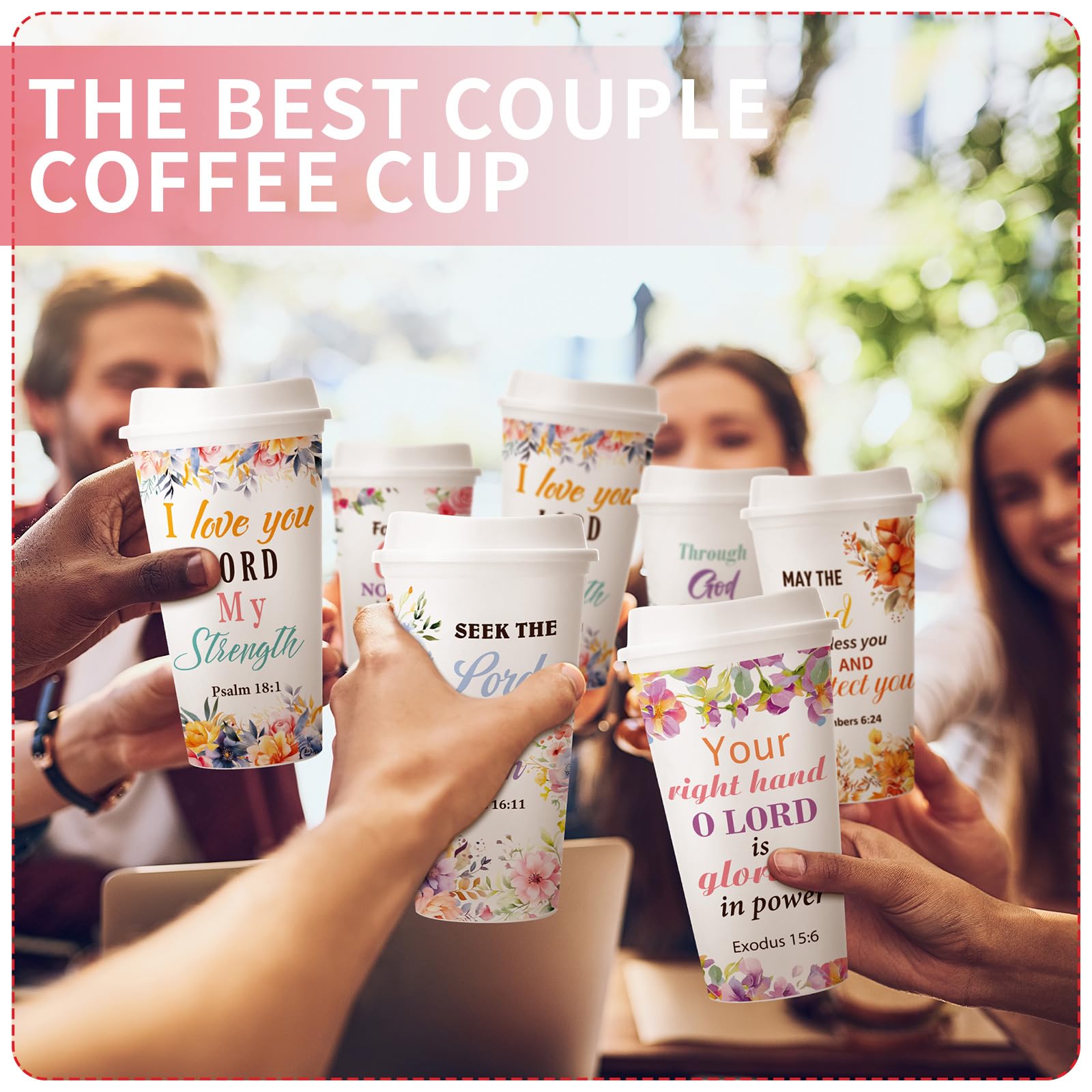 Skylety white 16 oz cups suitable for daily beverages and reuse