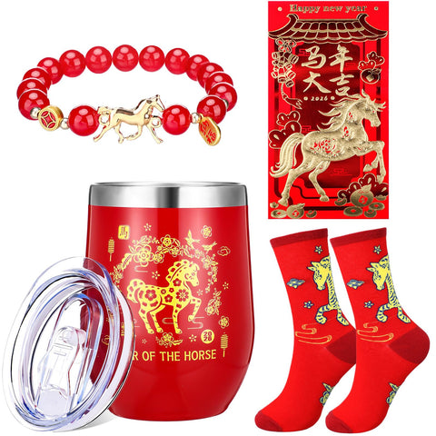 Skylety 12oz tumbler with horse motif, keeps drinks hot or cold on the go.