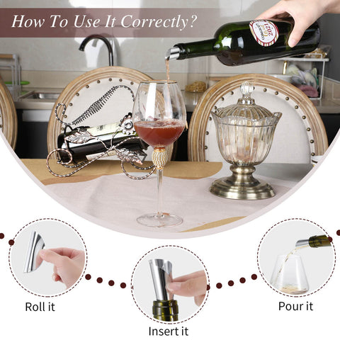 Skyley pourers in glossy silver add elegance to table presentation