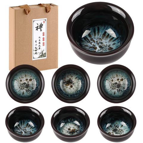 Skyley sand gold design teacups elevate tea moments with subtle glow.