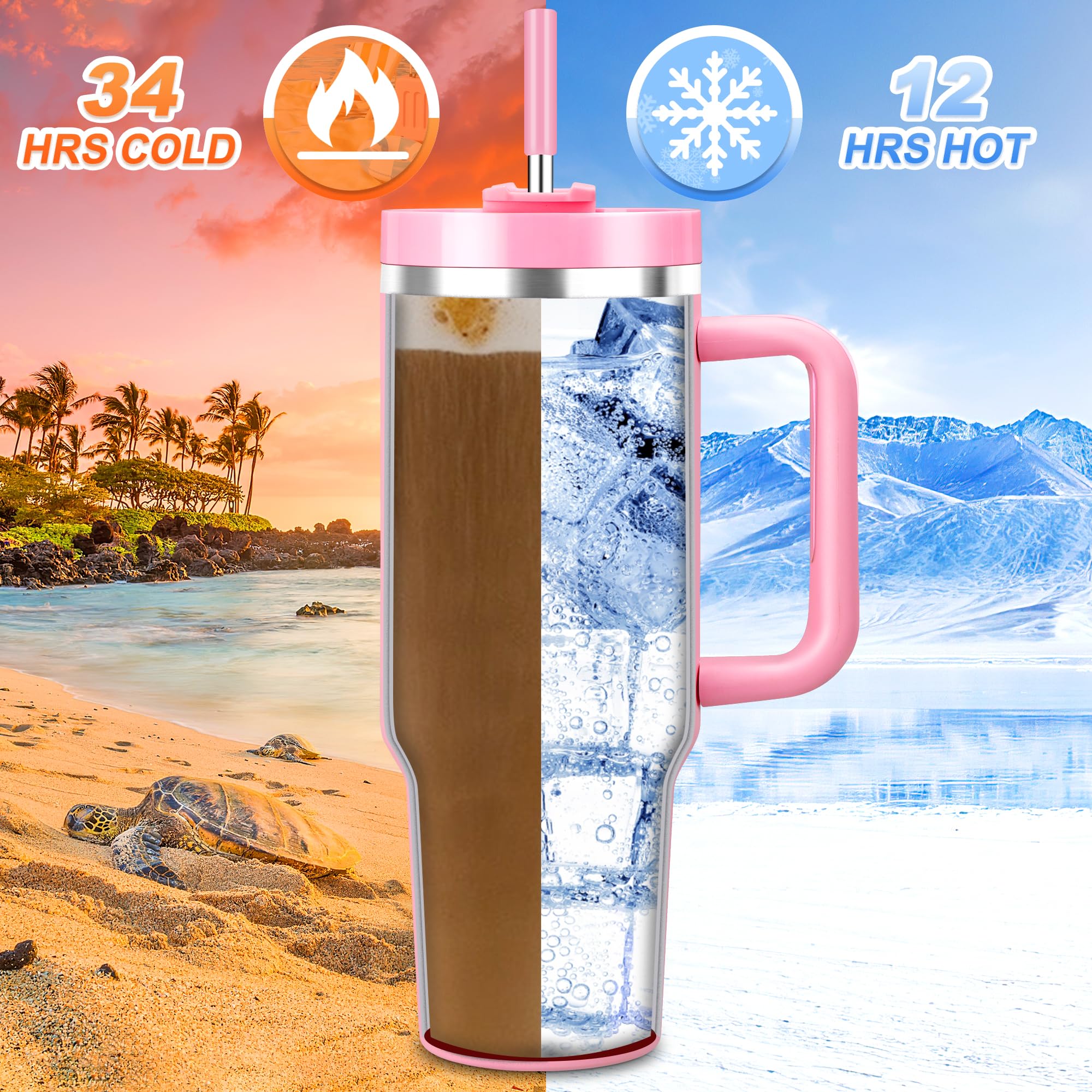 Premium 18/8 stainless steel construction with powder coating boosts durability.