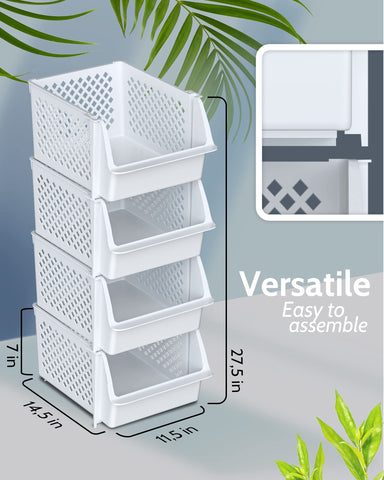 Skywin TidyFriend nestable bin closet saves space when not in use