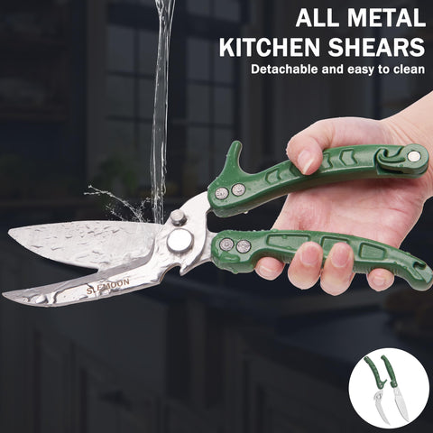 SLEMOON poultry shears dishwasher-safe design for quick cleanup
