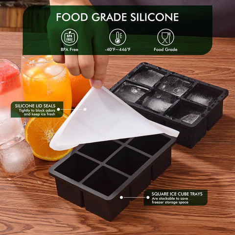 SLGOL 3-pack ice trays provide continuous chilling in a busy kitchen