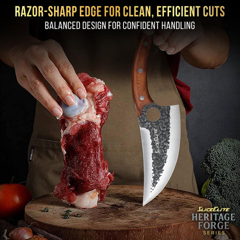 SliceElite Viking knife trimming delivers precise, delicate cuts with minimal waste.
