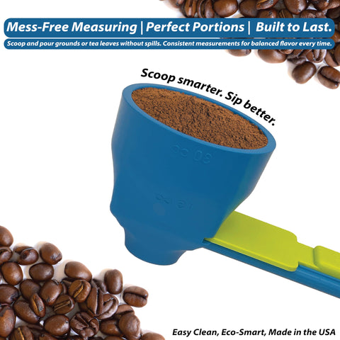 Slide Scoop fits small bottle openings for versatile use