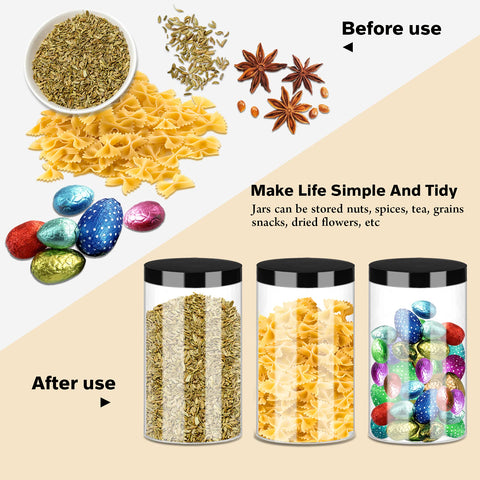 SLifeJars 12-pack set helps keep closets, pantries, and garages organized.