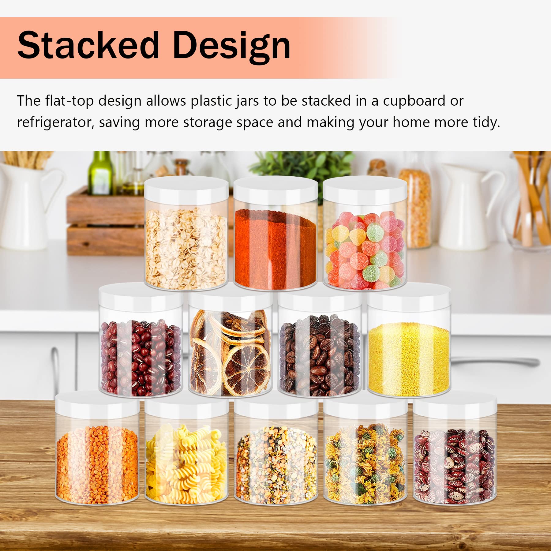 SLifeJars multipurpose jars suitable for slime, spices, cosmetics and crafts