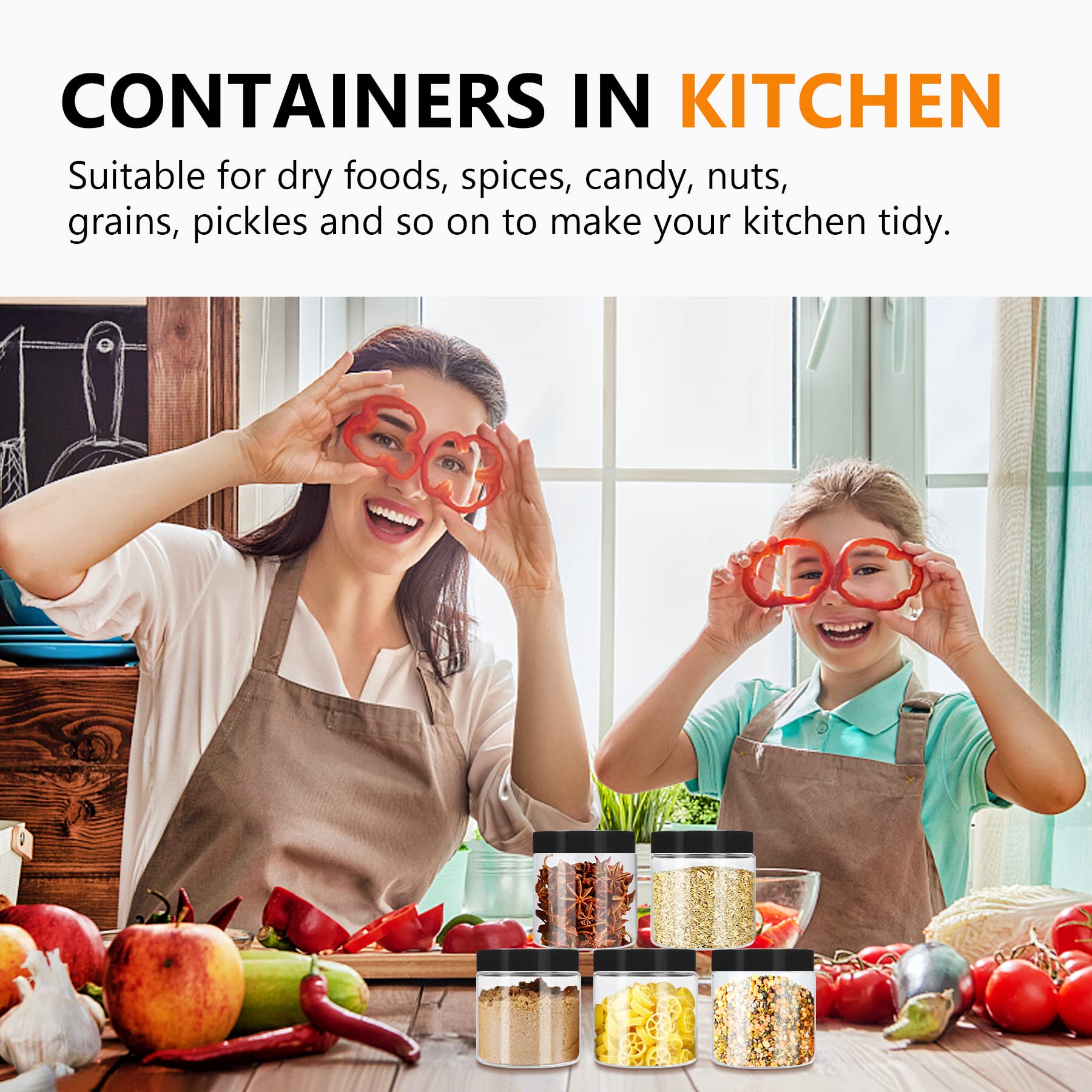 SLifeJars portable 40-pack ideal for travel and on-the-go storage