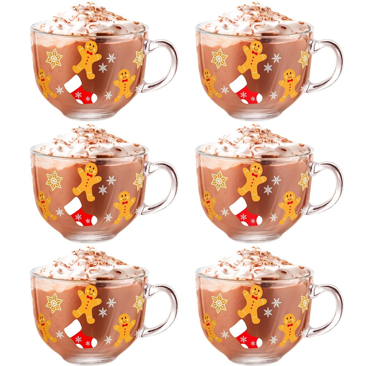 Sliner Christmas coffee mug with handle for hot drinks safely.