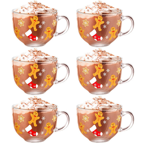 Sliner Christmas coffee mug with handle for hot drinks safely.