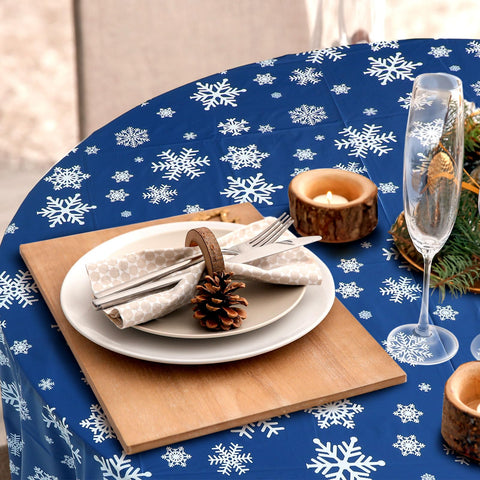 Sliner disposable tablecloth offers easy cleanup after gatherings