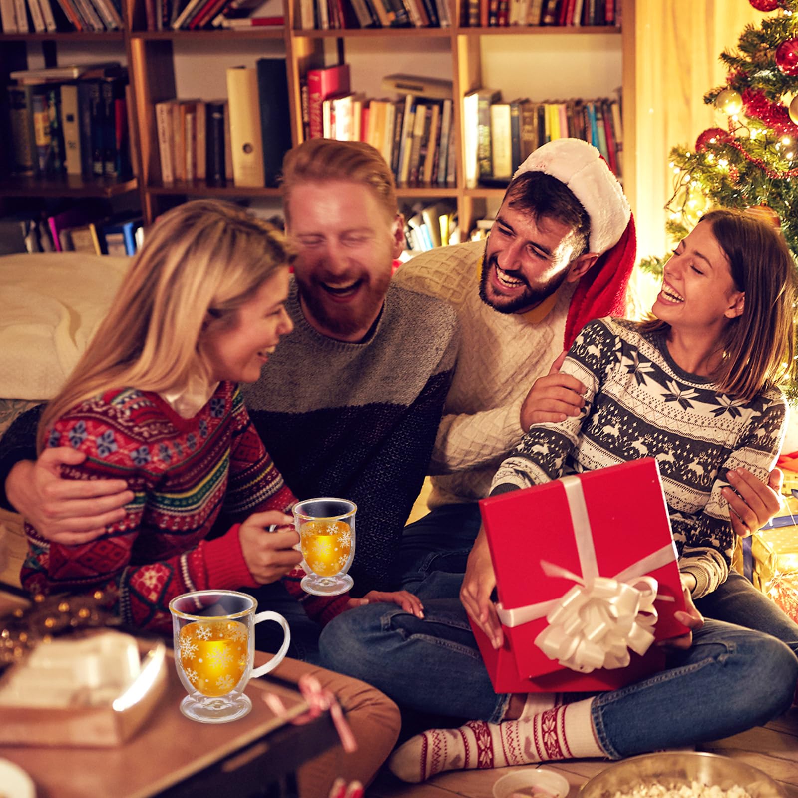 Sliner holiday beverage mug perfect for festive gatherings.