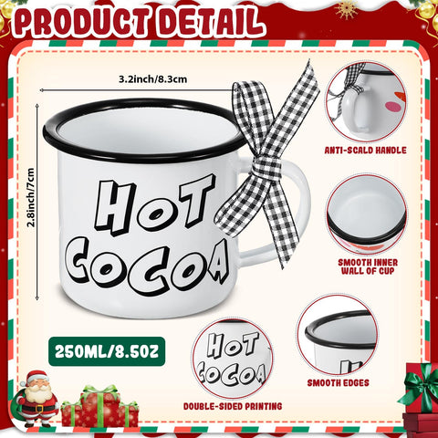 Sliner snowman mini mug in enamel celebrates winter wonderland, perfect for holiday coffee