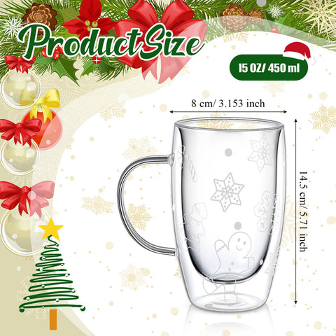 Sliner sturdy-handle glass mug provides secure grip