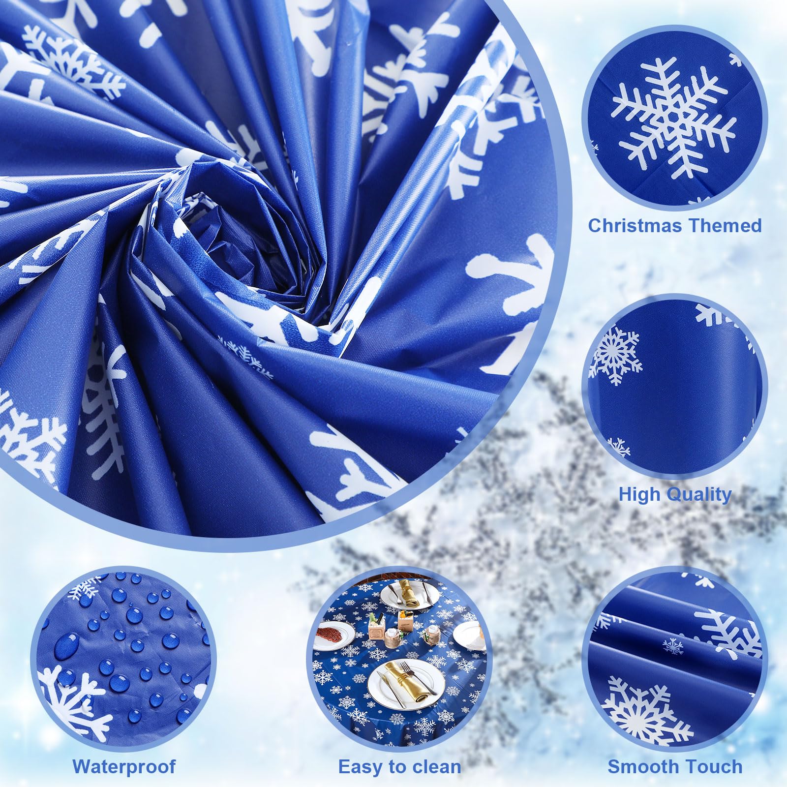 Sliner waterproof and spill-proof tablecloth protects surfaces during celebrations