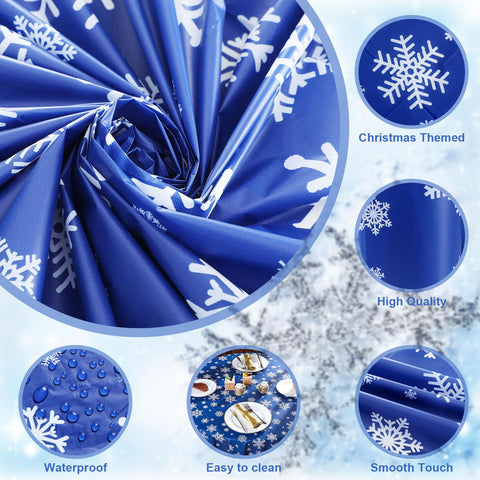 Sliner waterproof and spill-proof tablecloth protects surfaces during celebrations
