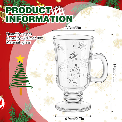 Sliner mug with snowflake pattern for festive cocoa moments