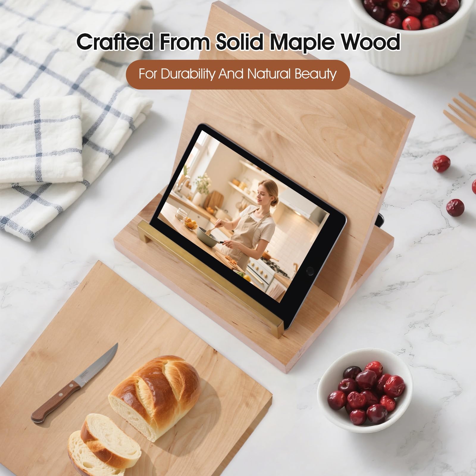 Slirike compact stand folds flat for easy kitchen storage