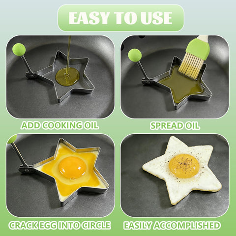 Slomg separator keeps eggs and pancakes separate in one pan