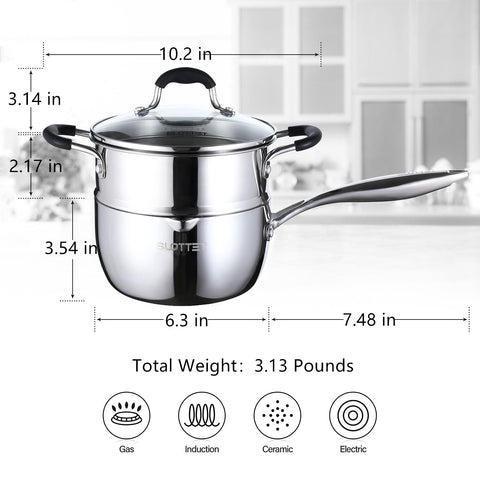 SLOTTET pan is dishwasher safe for easy cleaning and oven safe.