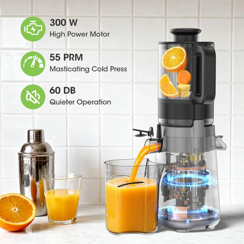 SmallHOO Juicer BPA-free design for safe, clean sipping.