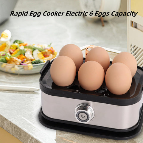 Smart Egg Cooker supports soft, medium, hard boiled eggs and steaming