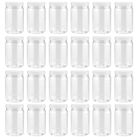 SMART SOLUTIONS clear mason jar 18oz shows crystal clarity for dry goods.