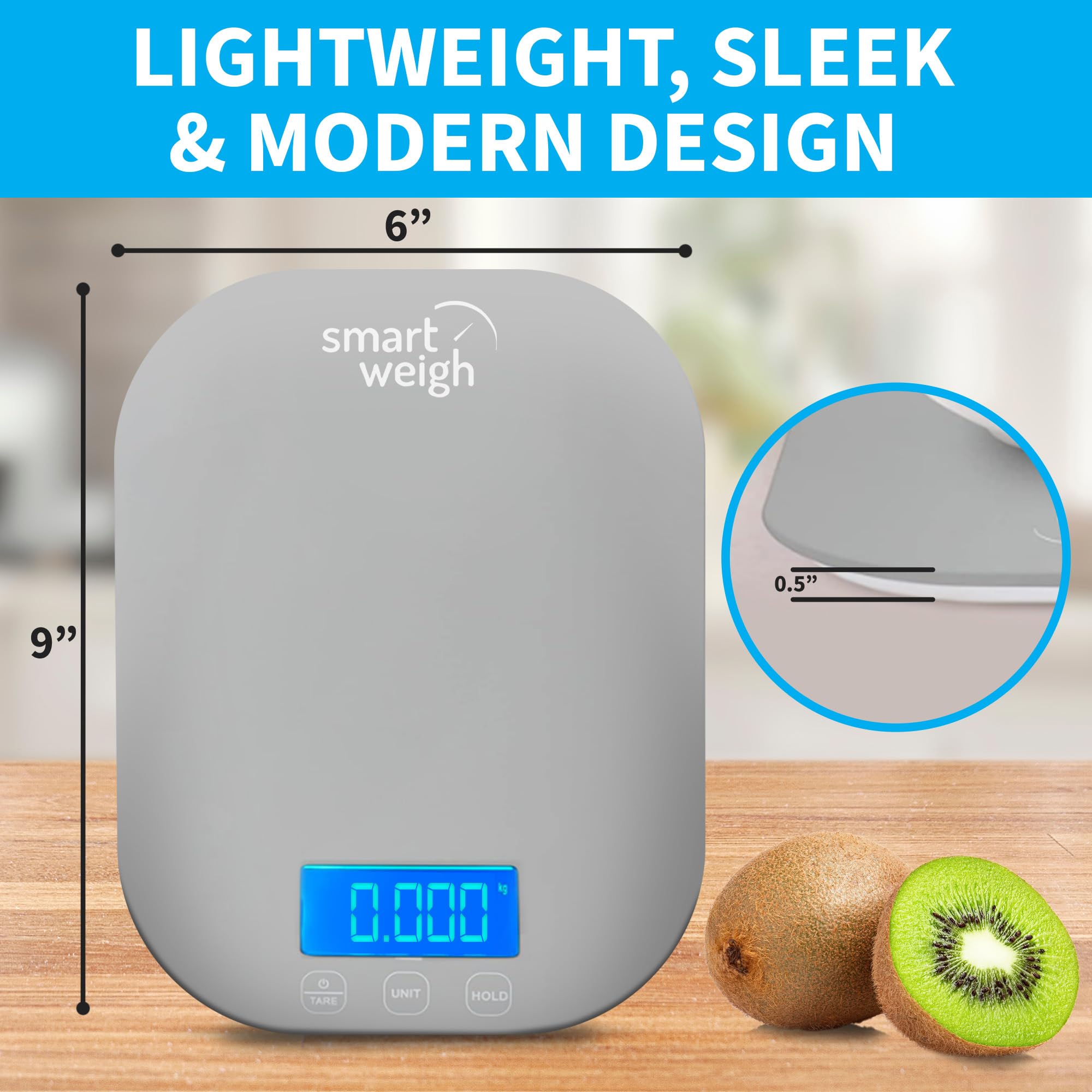Smart Weigh tare function enables container-free accurate weighing