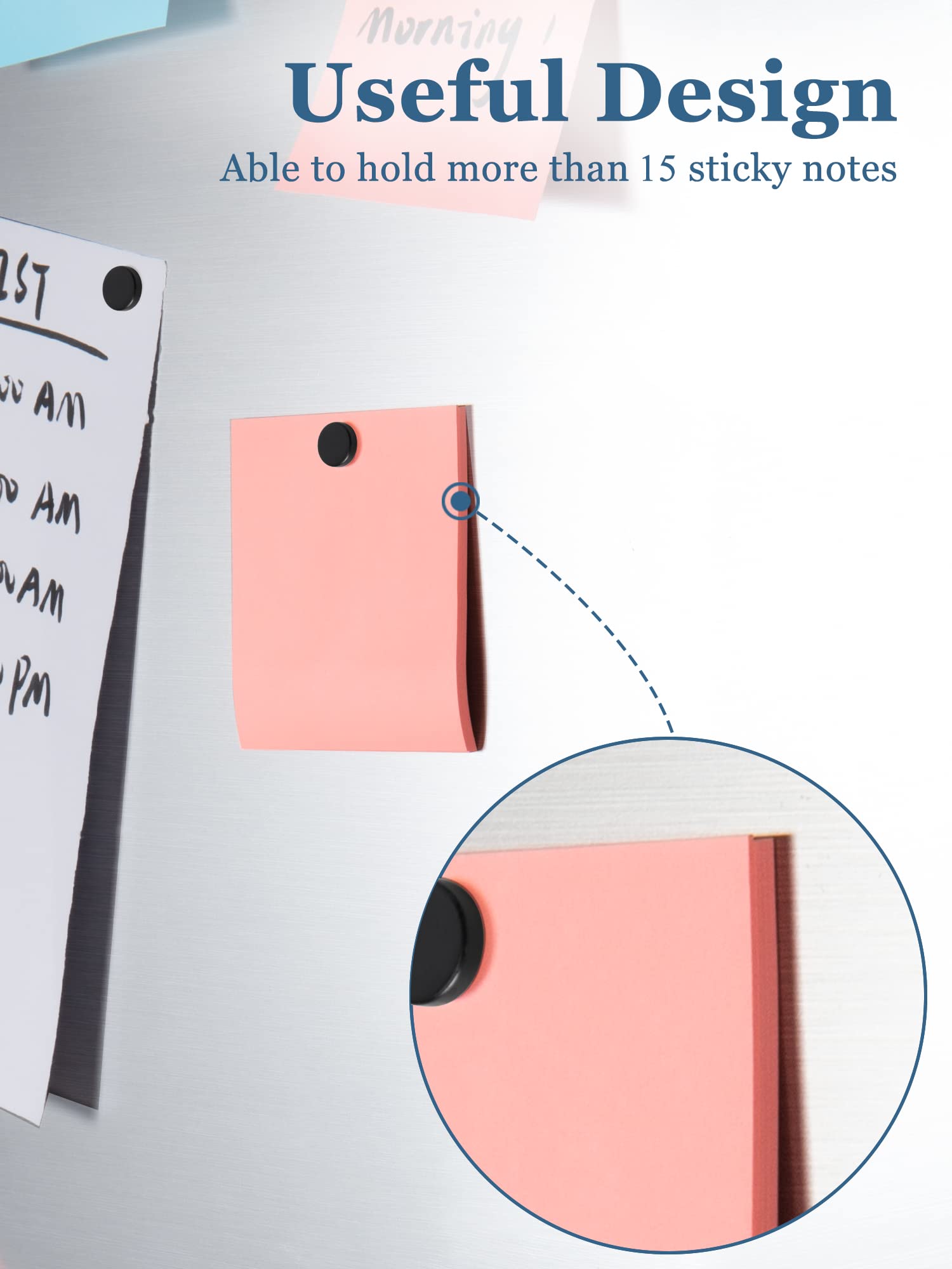 SMARTAKE magnets on office surfaces organize papers and cables