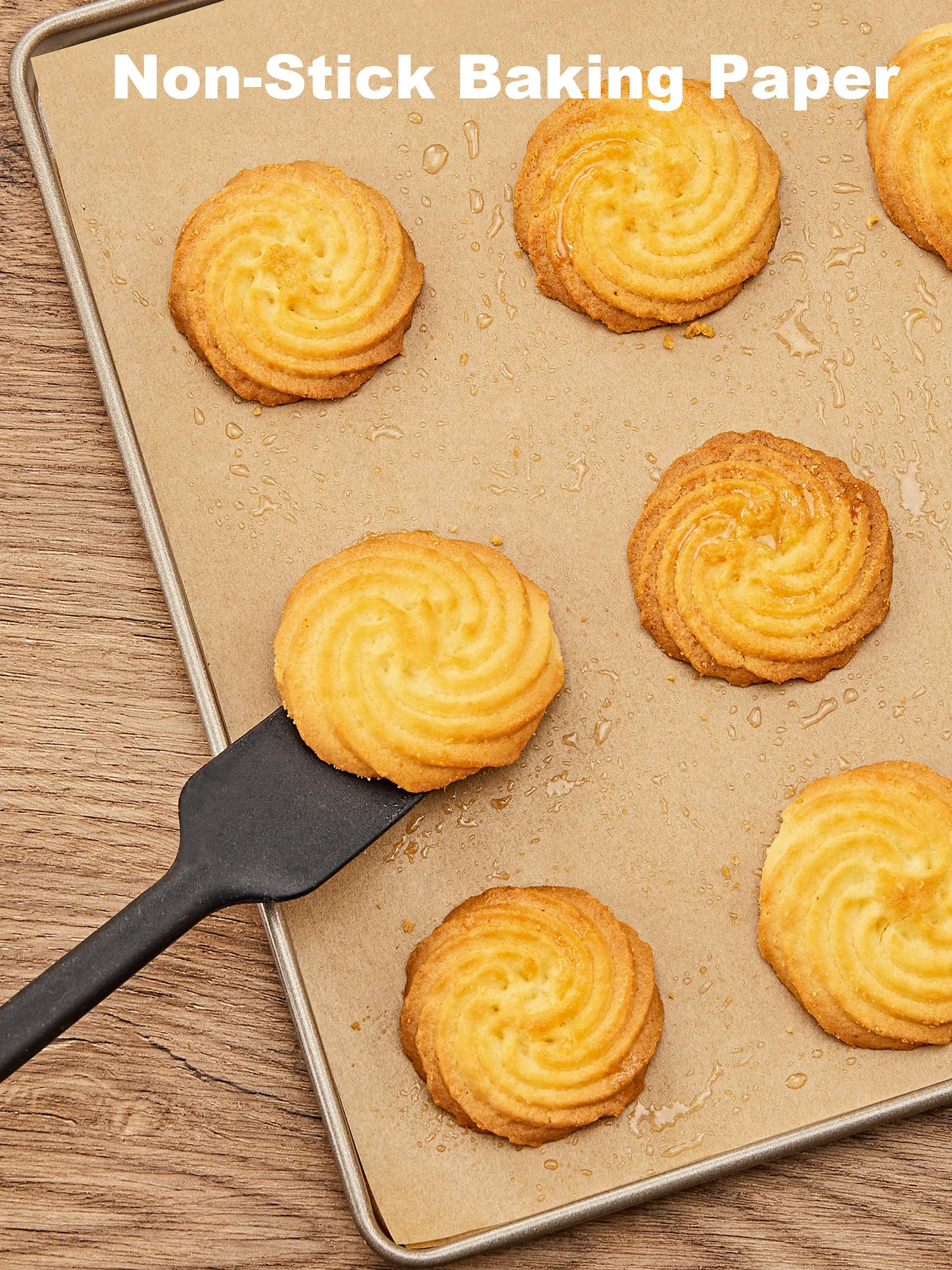 SMARTAKE parchment sheets suitable for cookies, roasts, and wraps on the grill or oven