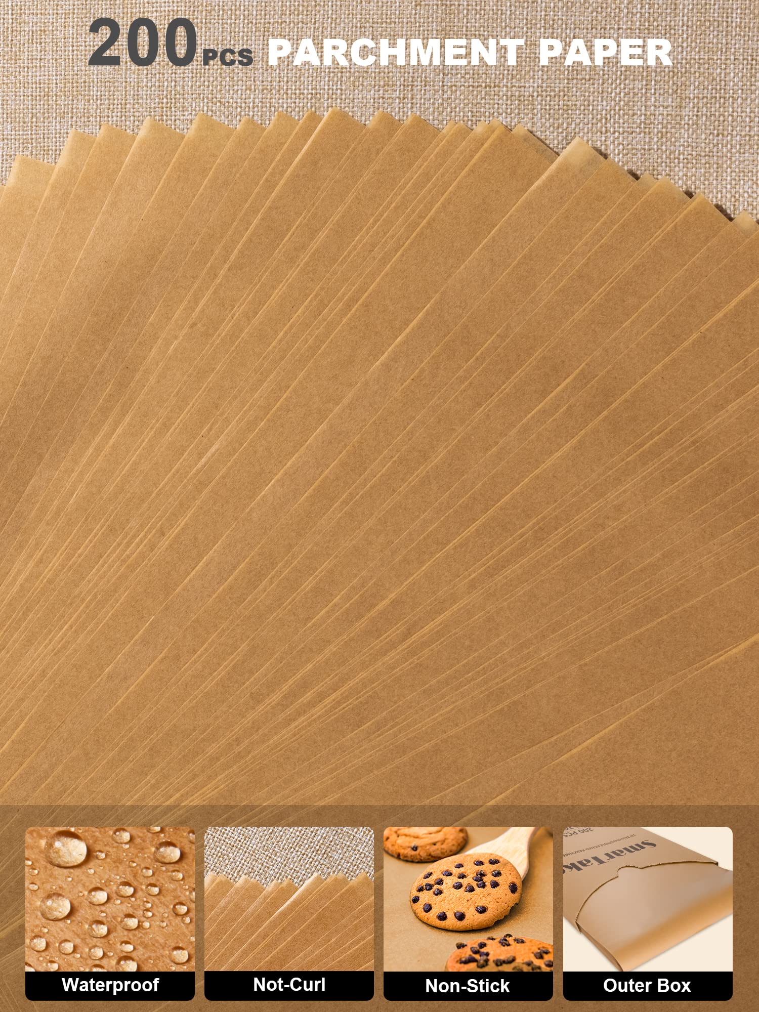 SMARTAKE gift-ready parchment pack is perfect for bakers